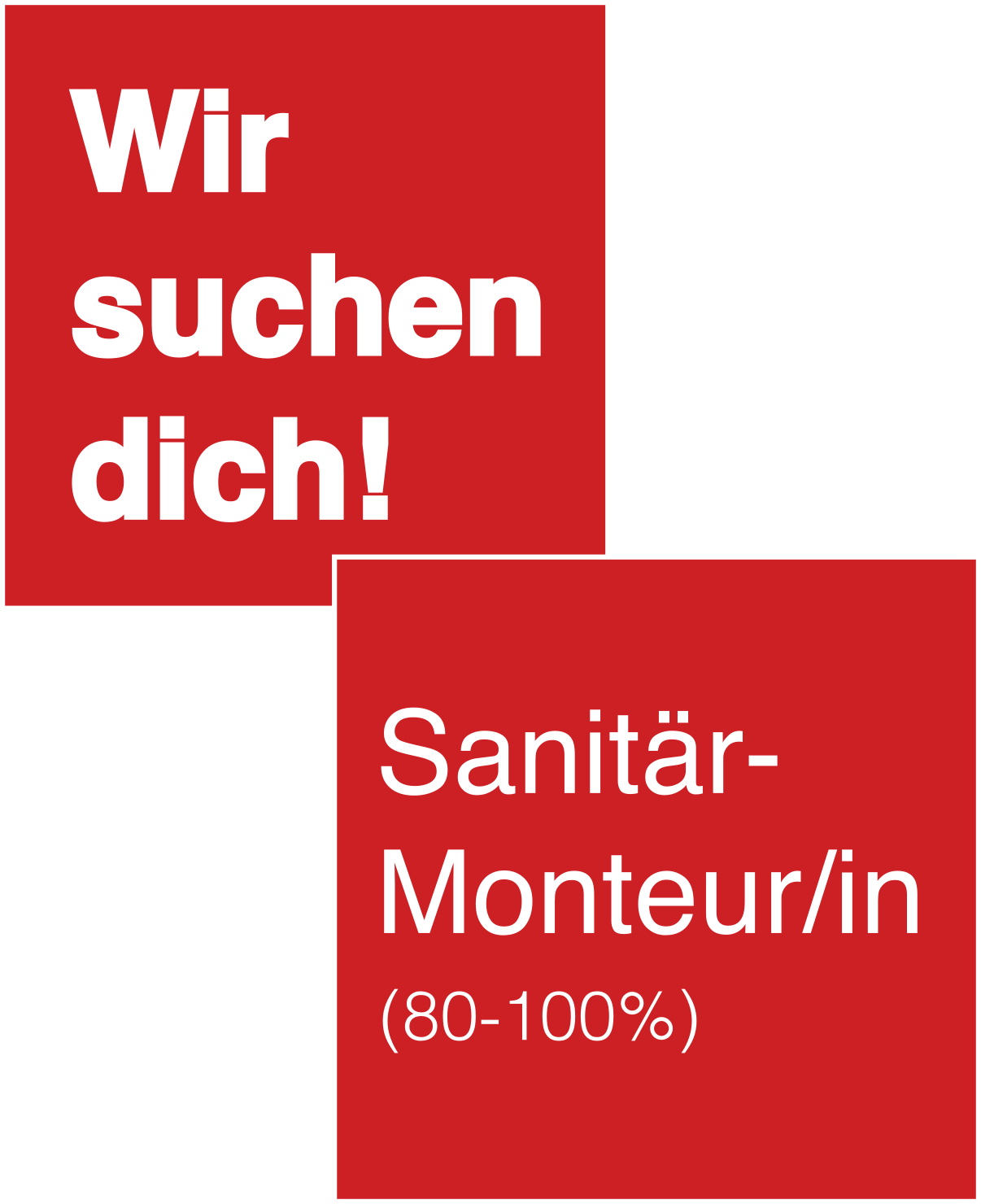 Wir suchen dich! Offene Stellen